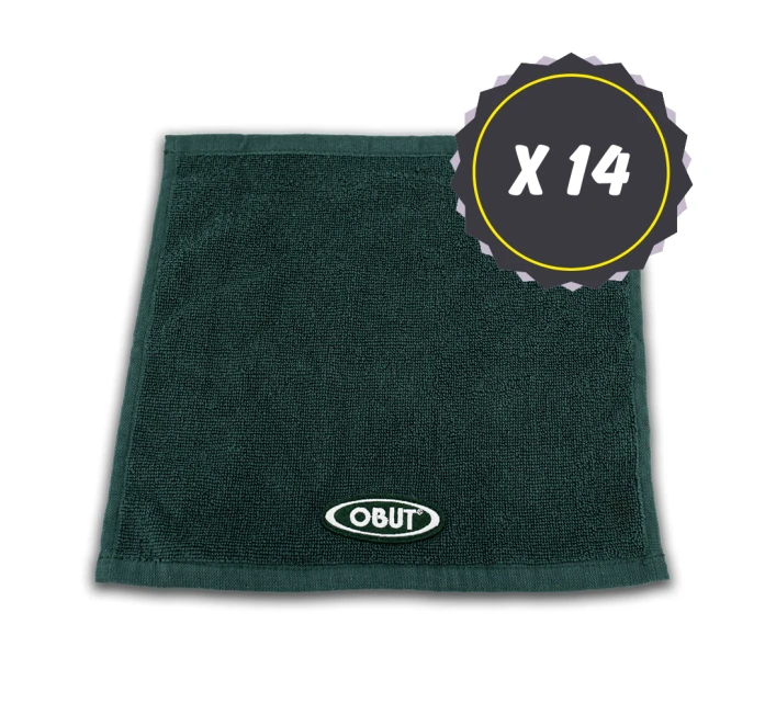 14 CHIFFONNETTES LUXES VERTES OBUT