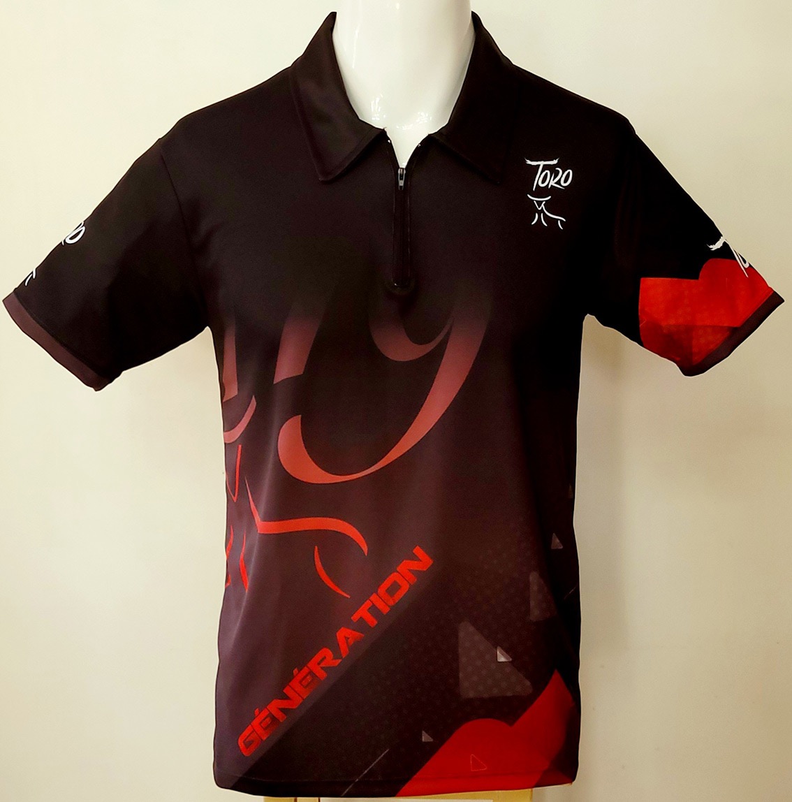 Polo Full Print “génération 119” noir