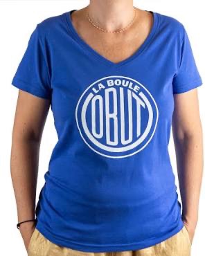 Tee-shirt femme bleu