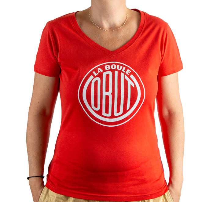 TEE-SHIRT FEMME ROUGE