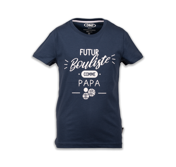 TEE-SHIRT ENFANT FUTUR BOULISTE BLEU