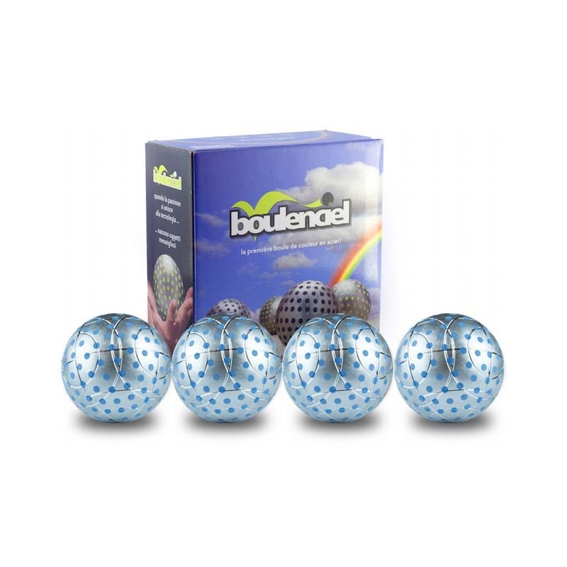 SET DE 4 BOULES BLEUES