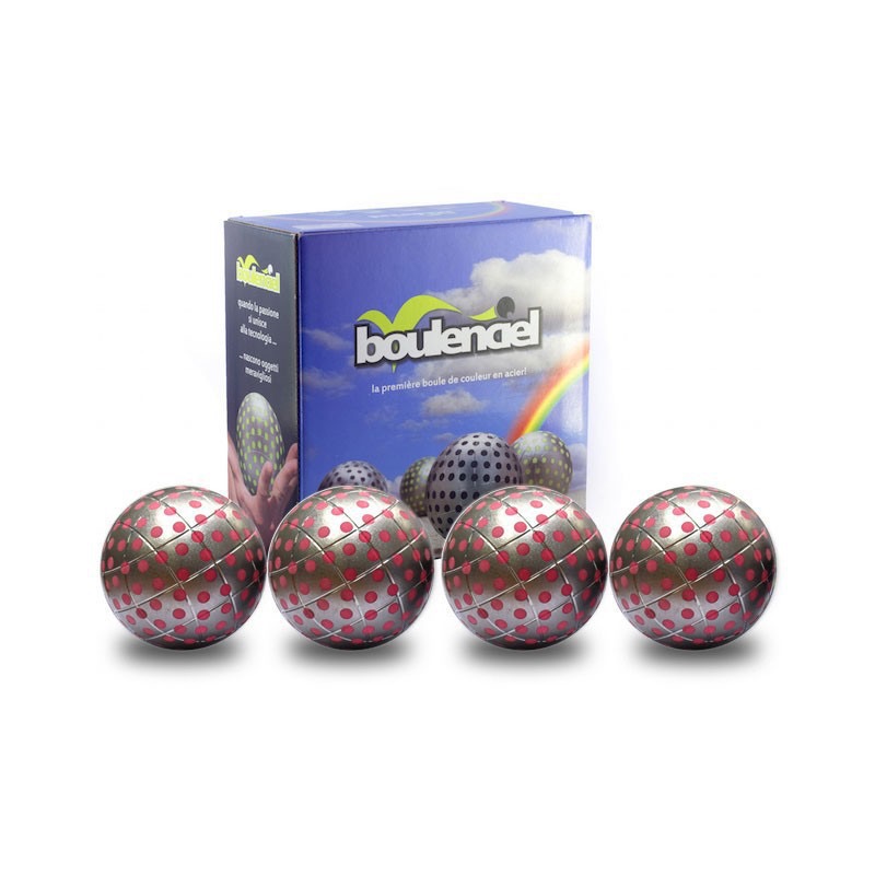 SET DE 4 BOULES FUCHSIA